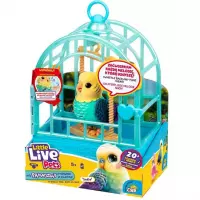 3. Cobi Little Live Pets Ptaszek z Klatką Niebieski MO26683