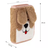 7. AstraBag Piórnik AC1 Pojedynczy Dwuklapkowy bez Wyposażenia Fluffy Puppy 503026023