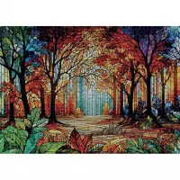 3. Interdruk Puzzle 2000 el Stained Glass 1 385000