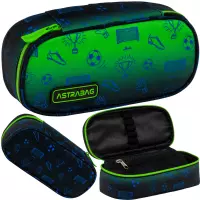 5. AstraBag Piórnik AC6 Saszetka Usztywniona Ombre Football 503026069