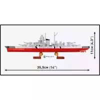 3. Cobi Pancernik Battleship Bismarck ET4854