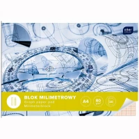 2. Interdruk Blok Milimetrowy A4 20 kartek 80g 170019