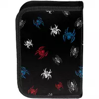 3. Paso Piórnik Dwuklapkowy bez Wyposażenia Spiderman Black SP26FF-P001BW