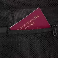 9. R-Bag Plecak Męski na Laptopa 15" z USB Vector Black Z231