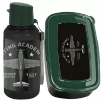 1. Paso Zestaw Śniadaniowy Samolot  Bidon PP25MP-3030 + Śniadaniówka PP25MP-3022