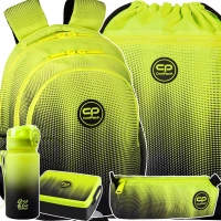 2. CoolPack Zestaw Szkolny Gradient Lemon 5el. Plecak Jerry E29510/F + Worek E70510 + Piórnik E61510 + 536877 + Z07510