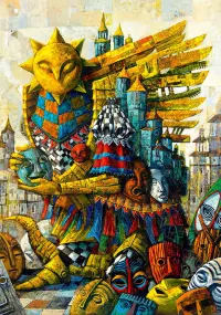 5. Good Loot Imagination Puzzle: Roch Urbaniak Gezelth Słoneczny Błazen / Gezeleth The Sun Jester (1000 elementów)