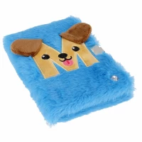 2. Starpak Pamiętnik Pluszowy Świecący Zamykany na Kłódkę Blue M 526053