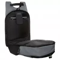 6. R-Bag Plecak Męski na Laptopa 15" z USB Drum Grey Z022