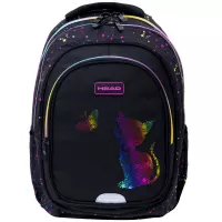 1. Head Plecak Szkolny AB300 Golden Effect Rainbow Kitty 502025033