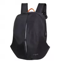 2. R-Bag Plecak Męski na Laptopa 15" z USB Kick Black Z091