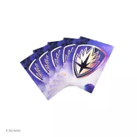 6. Gamegenic: Marvel Champions Fine Art Sleeves (66 mm x 92 mm) Guardians Logo 50+1 szt.