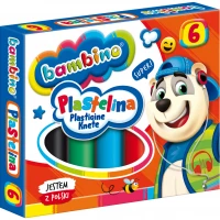 2. Bambino Plastelina 6 Kolorów 001727