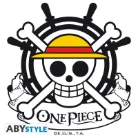 3. Kufel Szklany One Piece Czaszka - Luffy