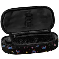 2. BeUniq Piórnik Tuba Usztywniona Stitch Black DS26MM-013