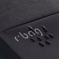 9. R-Bag Plecak Męski na Ramię z USB Magnet Black Z041