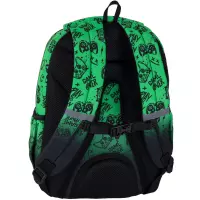 5. CoolPack Prime Pro Plecak Szkolny Game Over Gradient Green F162969
