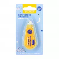 1. Starpak Zakreślacz w Taśmie 5mmx5mb Ścieralny Żółty 578543