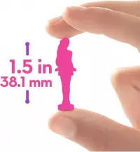 1. Mattel Barbie Mini BarbieLand Color Reveal Figurka Kolekcjonerska Niespodzianka HYF28