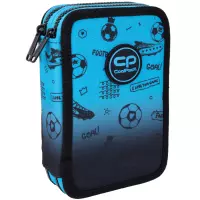 1. CoolPack Jumper 2 Piórnik Dwukomorowy Z Wyposażeniem Football 2T Blue F066008
