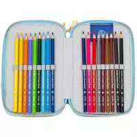 9. AstraBag Piórnik Trzykomorowy z Wyposażeniem AC31 Fluffy Capy 503026026