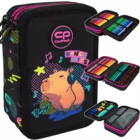 5. CoolPack Jumper 3 Piórnik Trzykomorowy Z Wyposażeniem Capybara Music F067961