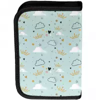 2. Paso Piórnik Dwuklapkowy bez Wyposażenia Tęcza PP26RA-P001BW