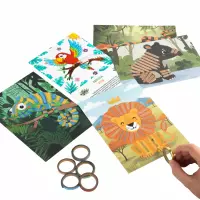 8. Kidea Zestaw Kreatywny Design Studio Animals 607372