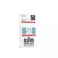 1. Gamegenic: Just Sleeves - Board Game Sleeves (46x71 mm) - Koszulki na Karty - 50 sztuk Clear