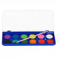 2. Starpak Farby Akwarelowe 12 Kolorów z Pędzelkiem 583155