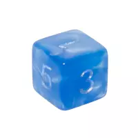 8. Komplet kości REBEL RPG - Kamienie Księżycowe - Lapis Lazuli