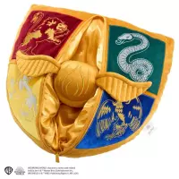 3. Zestaw Pluszaków Harry Potter: Poduszka Herb Hogwartu + Złoty Znicz