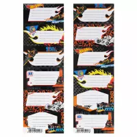 1. Starpak Naklejki Na Zeszyt Hot Wheels 1 Listek 6szt.
