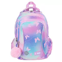 5.  St.Right Plecak Szkolny BP-26 Pink Butterflies 680007