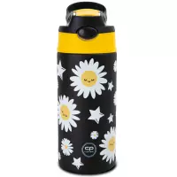 1. CoolPack Bono Bidon Metalowy 350ml Daisy Black Z10817