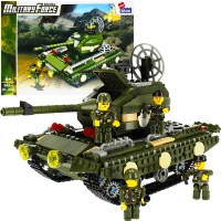 2. Mega Creative Alleblox Klocki Konstrukcyjne Militarne Czołg 478261