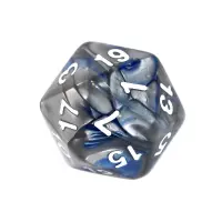 7. Komplet kości REBEL RPG - Dwukolorowe - Niebiesko-szare