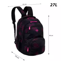 5. ABag Plecak Szkolny AB200 Pink Hearts 502026045