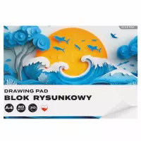 8. Zestaw Bloków A4 do Rysunku i Prac Technicznych – Biały i Kolorowy 589575