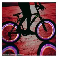 2. Zestaw Lampek Rowerowych + Naklejki - Stranger Things 5