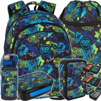 1. CoolPack Zestaw 5el. Skate Night Plecak F029930 + Worek F070930 + Piórnik F067930 + Z17930 + Z18930