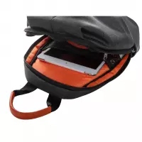 3. R-Bag Plecak Męski na Ramię z USB Photon Black Z101