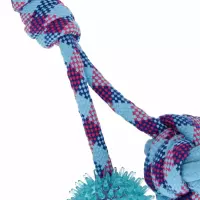 3. Trik&Roll Zabawka Dla Psa Szarpak z Piłką Dwustronny 34cm 560703
