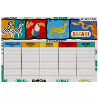 3. Starpak Plan Lekcji z Tabliczką Mnożenia A5 Safari 494009