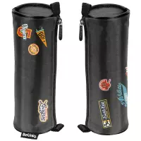 1. BeUniq Piórnik Tuba Naszywki BU25BL-003