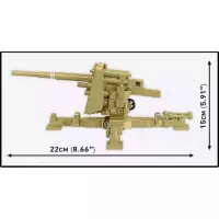 6. Cobi Armata Przeciwlotnicza Sd.Kfz 8 Towing Flak 36 ET3143