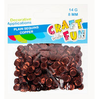 1. Craft With Fun Cekiny Łamane Okrągłe Miedziane 439341