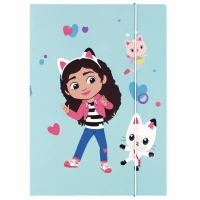 2. Starpak Teczka z Gumką A4 Koci Domek Gabi 533770