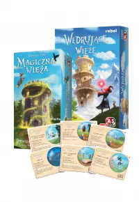1. Wędrujące Wieże + Wędrujące wieże: Zestaw mini dodatków #2 + Wędrujące wieże: Magiczna wieża