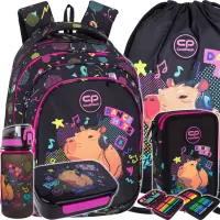1. CoolPack Zestaw Szkolny Capybara Music 5el. Plecak Fast F163961 + Worek F159961 + Piórnik F066961 + Z17961 + Z18961